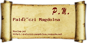 Palóczi Magdolna névjegykártya